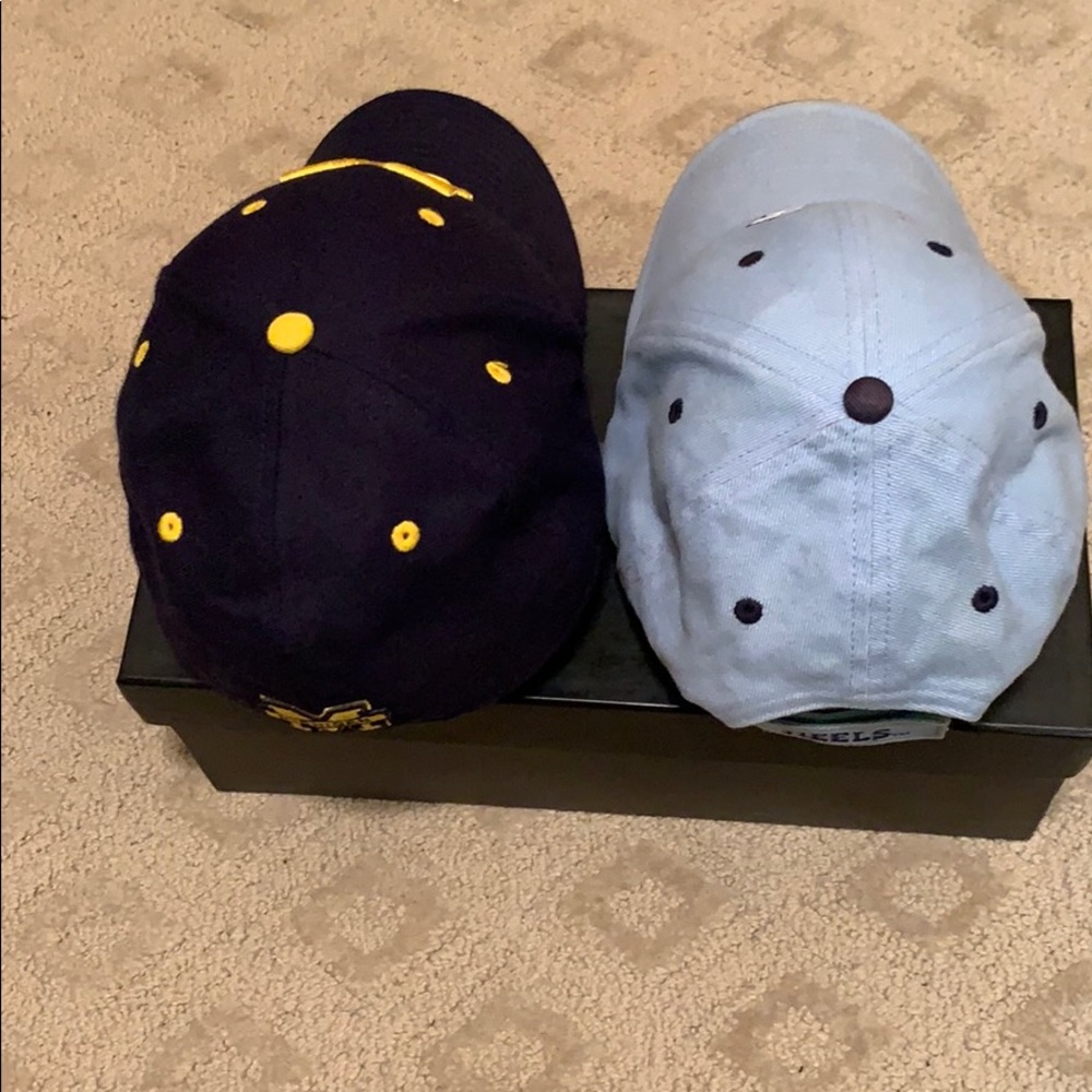 Two College Baseball Caps, Michigan & UNC, used GC - Picture 5 of 6